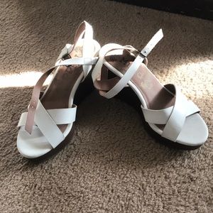 White wedges